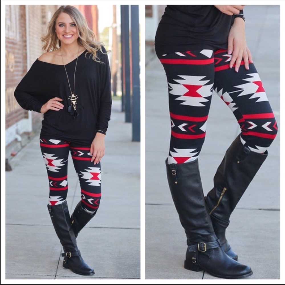 Tribal Inspired Print Leggings